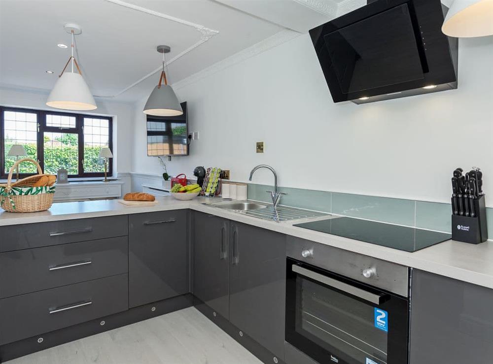 Contemporary styled kitchen (photo 2) at Sunset Cottage in Halsall, near Ormskirk, Lancashire