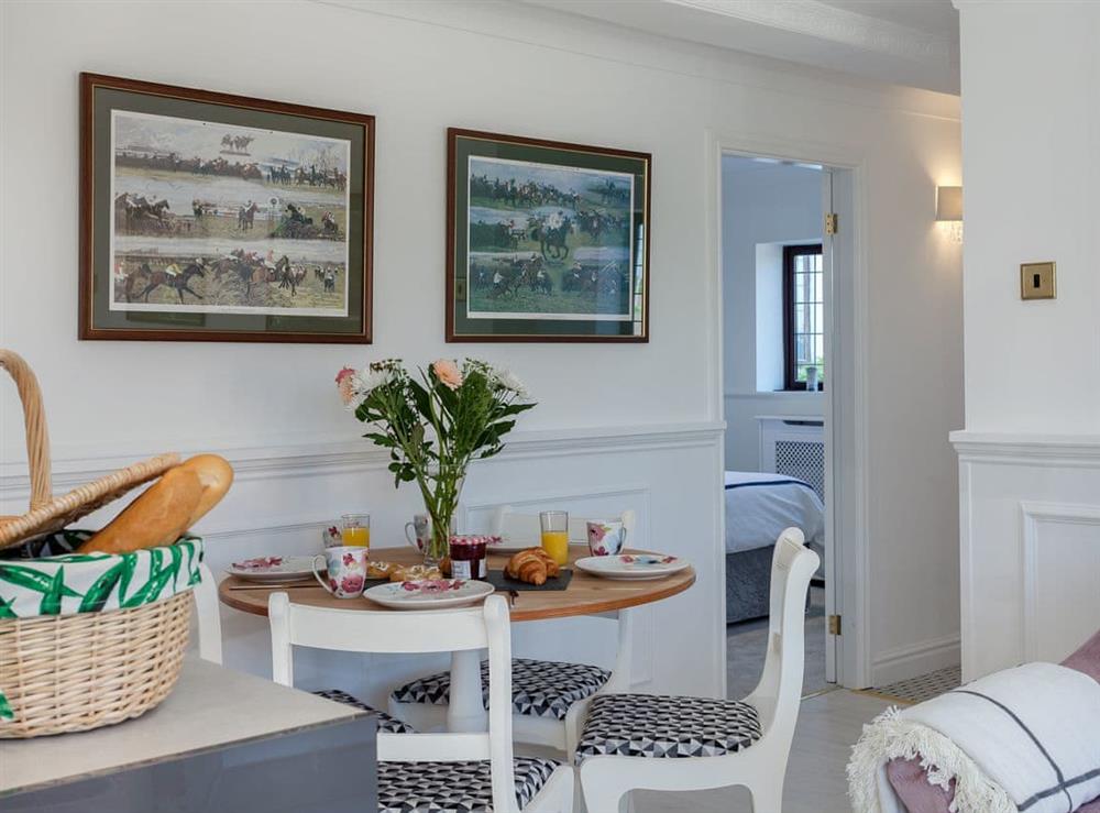 Inviting dining area at Sunset Cottage in Halsall, near Ormskirk, Lancashire