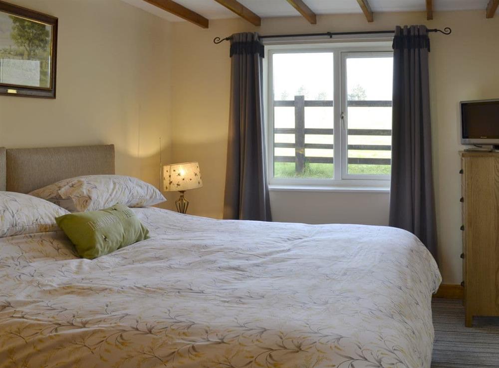 Comfortable double bedroom at Sunset Cottage in Pickering, North Yorkshire