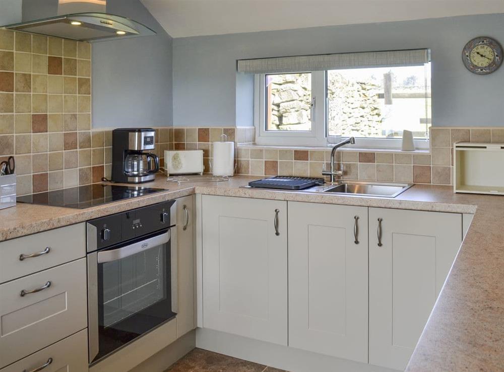 Well equipped kitchen at Sunset Cottage in Pickering, North Yorkshire