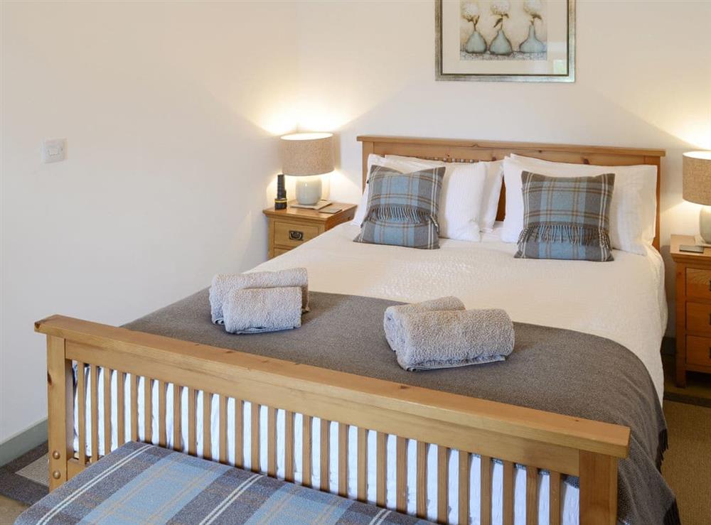 Relaxing double bedroom at Sunset Cottage in Portmahomack, near Tain, Ross-Shire