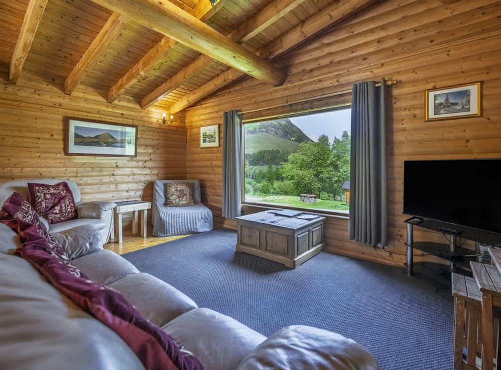 Living area at Sunset House in Pitlochry, Perthshire