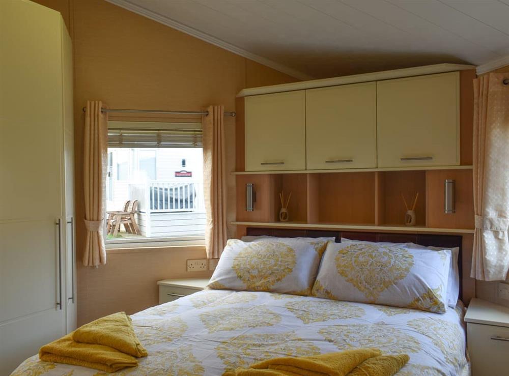 Double bedroom at Sunset Lodge in Llanddulas, Clwyd