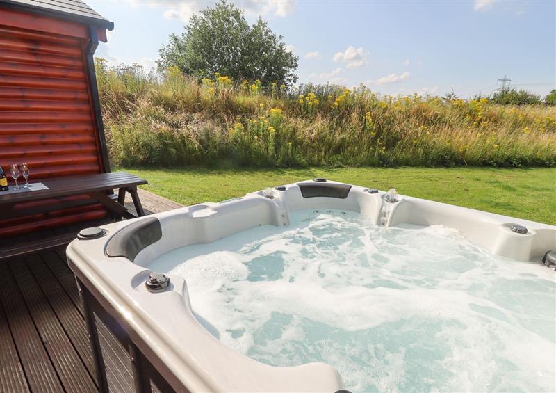 The hot tub at Sunset Lodge - No.6, Thorpe-On-The-Hill