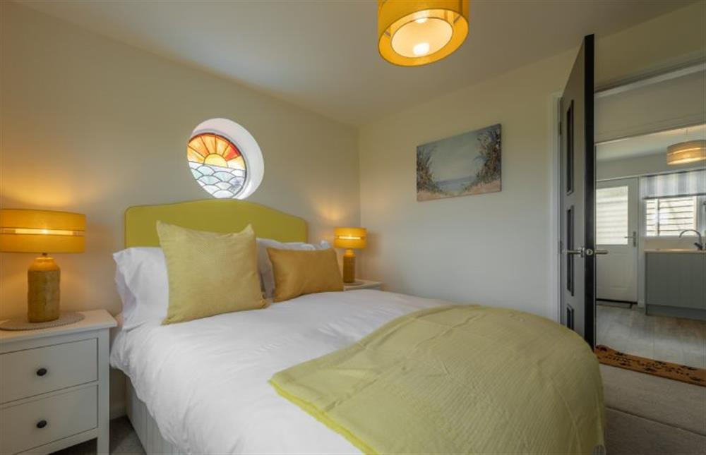 Ground floor: Bedroom three with a double bed at Sunset, Overstrand near Cromer
