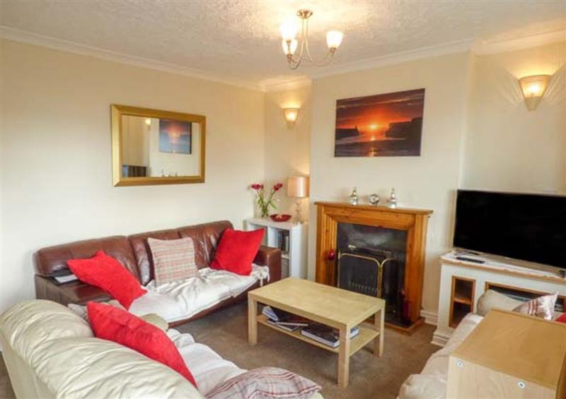 Living room at Sunset View, Maryport, Cumbria