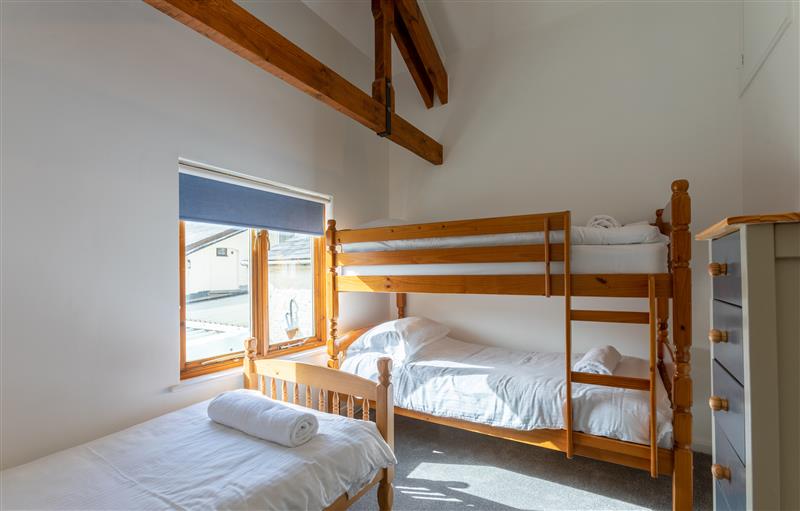 This is the bedroom at Sunset View, Widemouth Bay