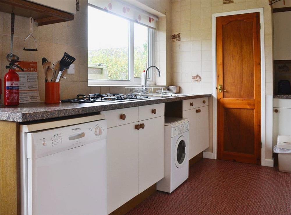 Well equipped kitchen at Sunshine Cottage in Fairford, near Cirencester, Gloucestershire