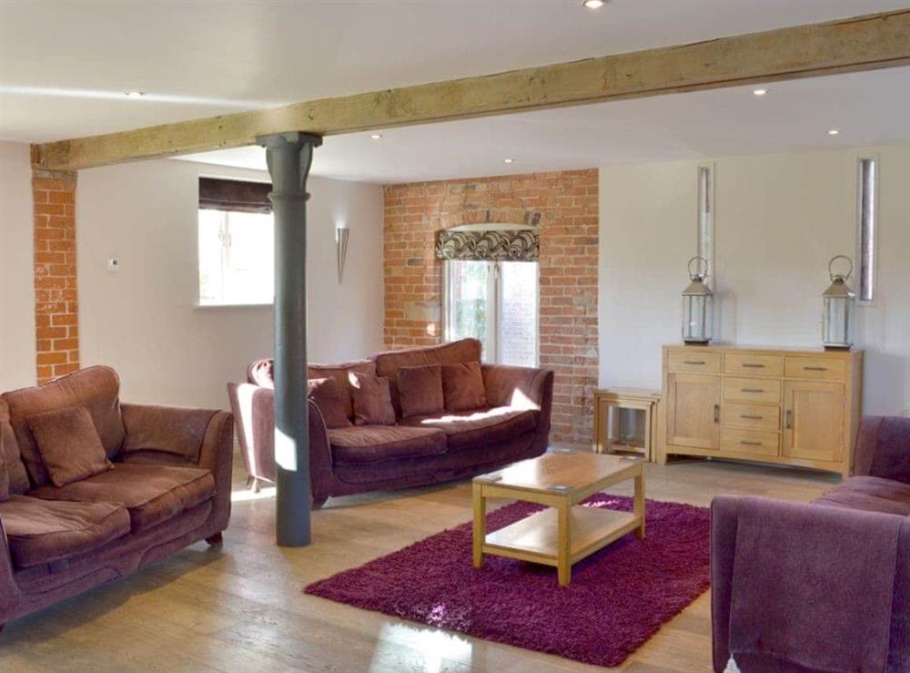 Spacious, comfortable living area at Sunshine Cottage in Kirk Langley, Ashbourne, Derbyshire., Great Britain