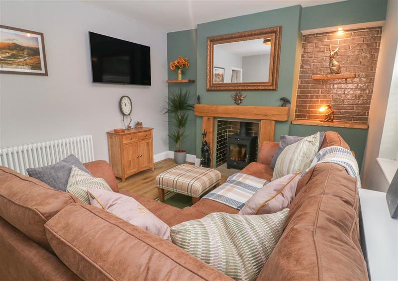 The living area at Sunshine Cottage, Tideswell