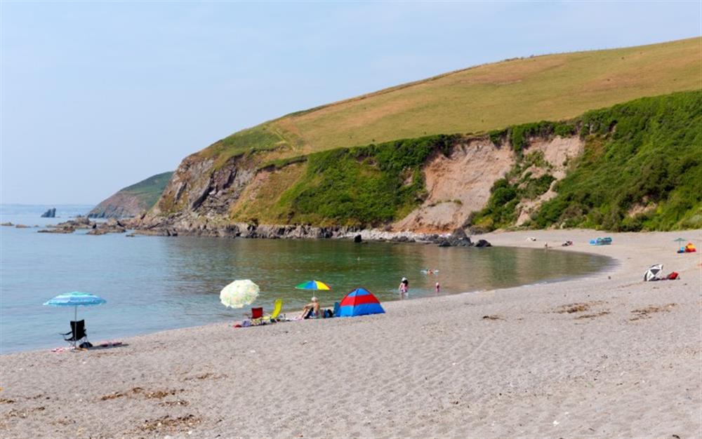Whitsand bay beach at Sunways Cottage in Polperro