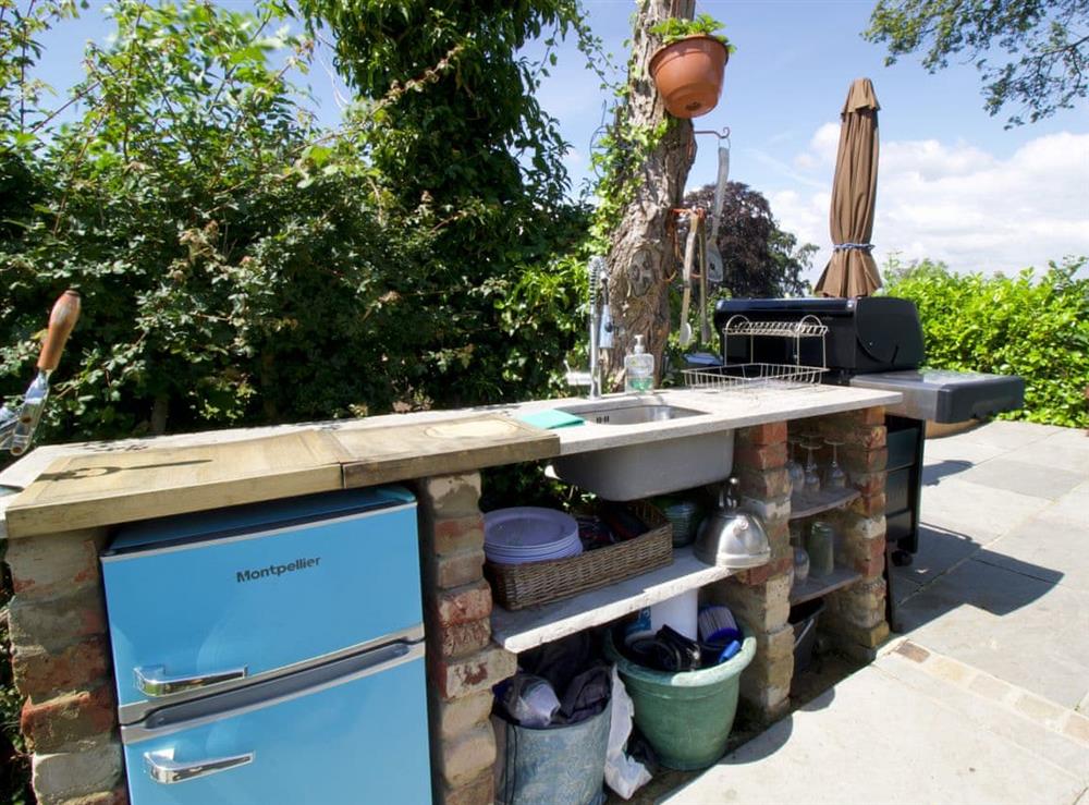 Built-in-BBQ at Sunwood House in Ditcham, near Petersfield, Hampshire