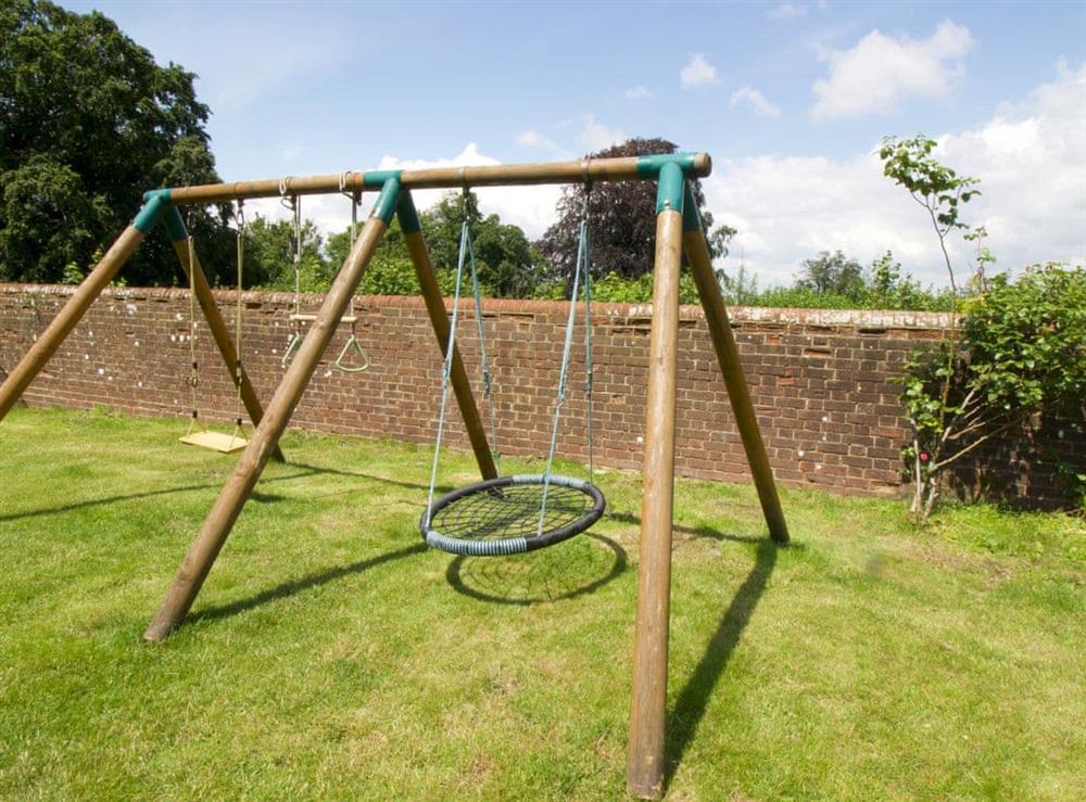 Children’s play area at Sunwood House in Ditcham, near Petersfield, Hampshire