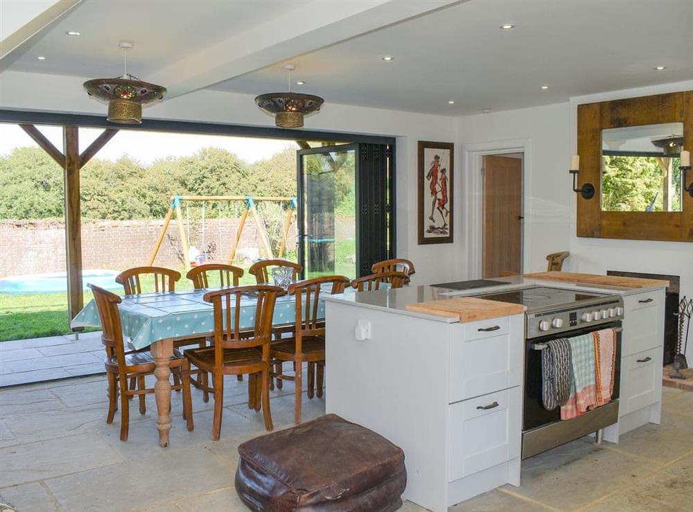 Spacious kitchen/ dining area at Sunwood House in Ditcham, near Petersfield, Hampshire