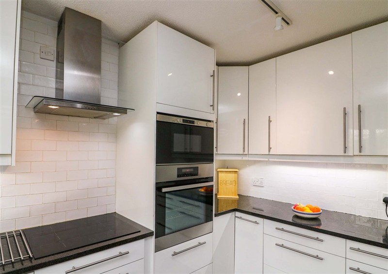 The kitchen at Surf View, Hope Cove