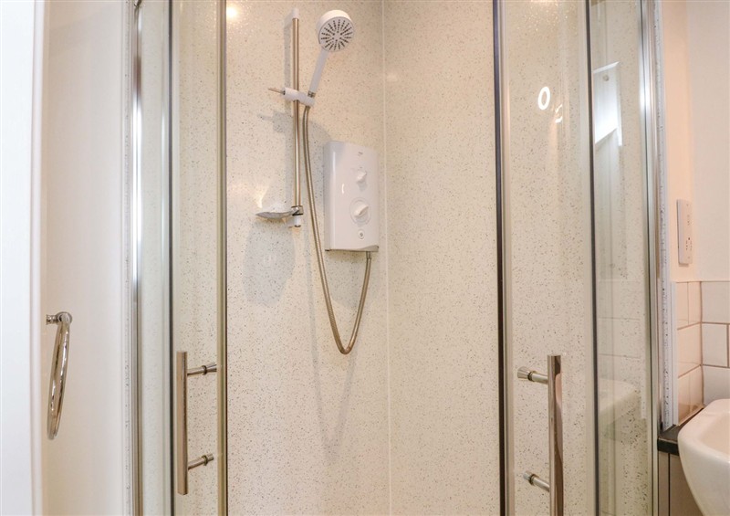 This is the bathroom at Surf View, Hope Cove