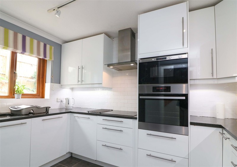 This is the kitchen at Surf View, Hope Cove