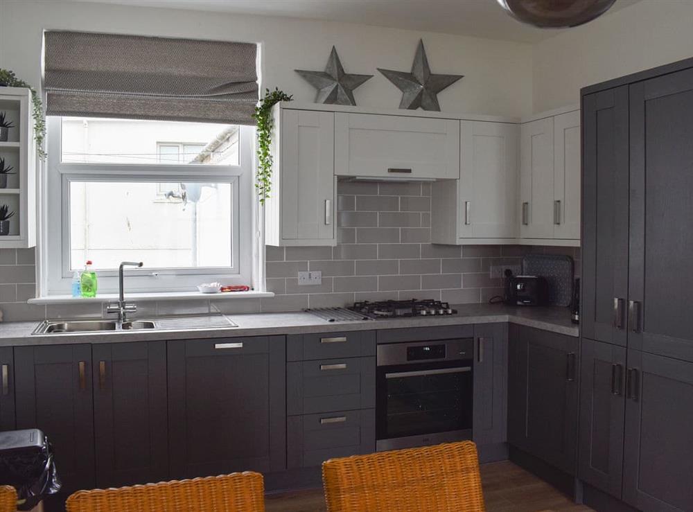 Kitchen at Surf View in Newquay, Cornwall