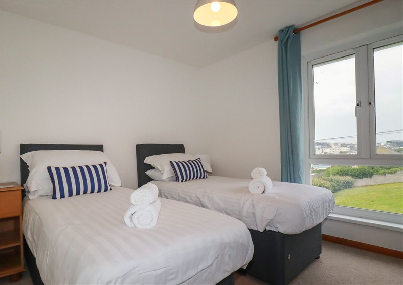 This is a bedroom at Surf View, Newquay