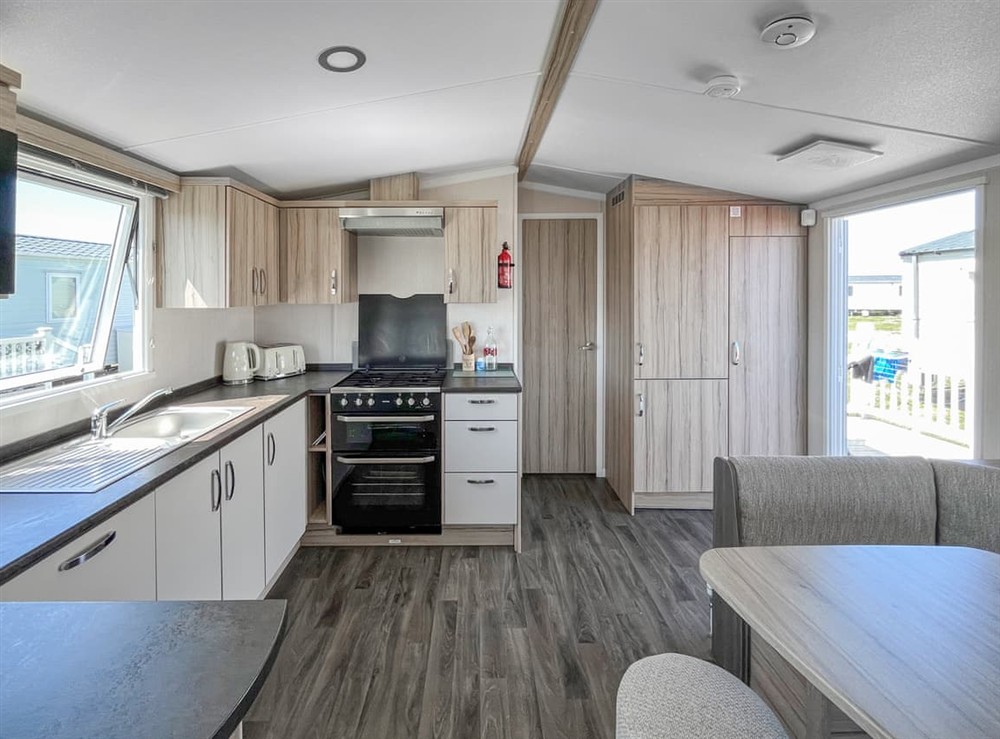 Kitchen at Sussex Park in Camber, near Rye, East Sussex