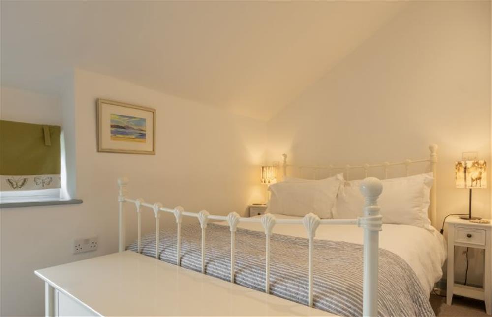 Bedroom two, double bed at Sutton Cottage, Thornham near Hunstanton