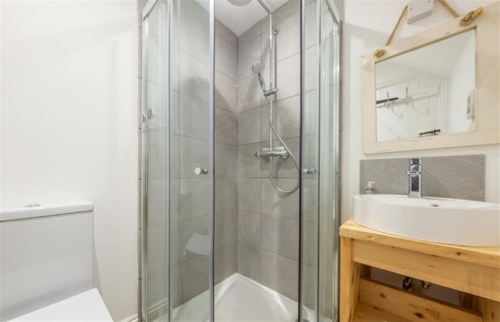 Shower room at Sutton Cottage, Thornham near Hunstanton