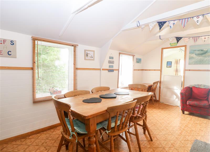 Dining room at Suzannes Beach Hut, Bacton near Walcott