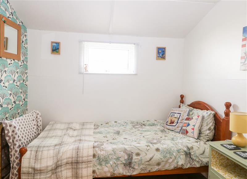 This is a bedroom at Suzannes Beach Hut, Bacton near Walcott