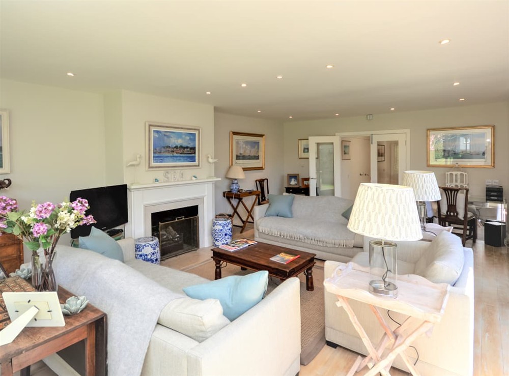 Living area at Swains Corner in Bembridge, Isle of Wight