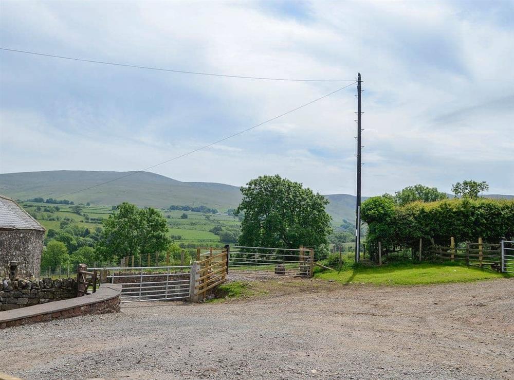 Ample parking available with wonderful Lakeland views at Swaledale Cottage in Caldbeck, near Keswick, Cumbria