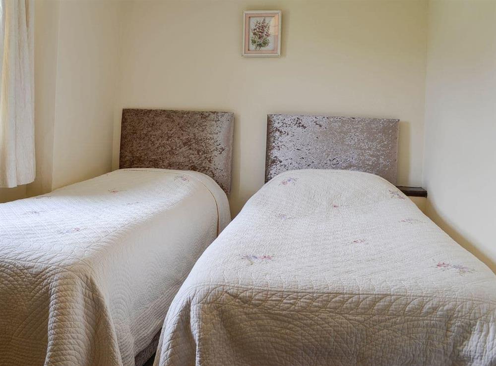 Comfortable twin bedded room at Swaledale Cottage in Caldbeck, near Keswick, Cumbria