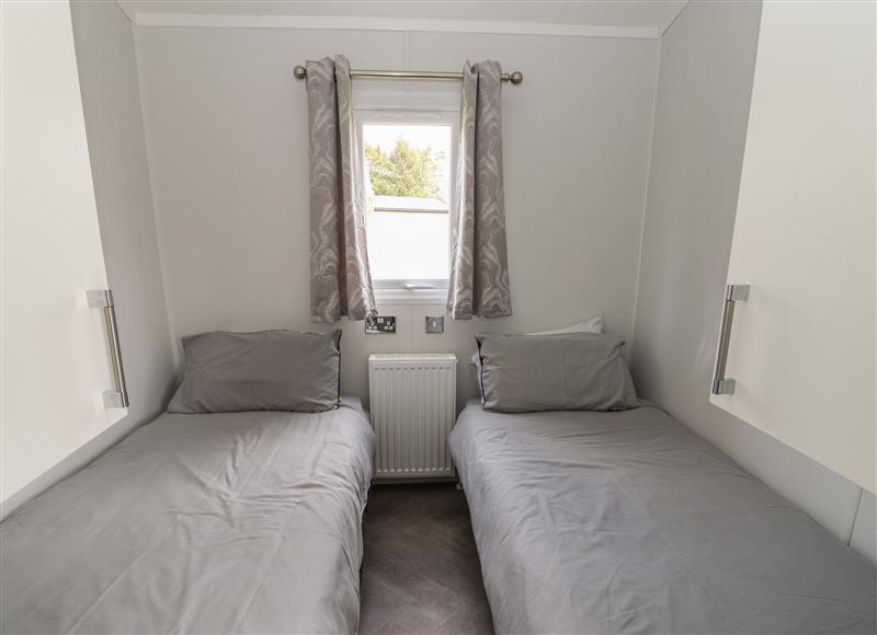 This is a bedroom at Swaledale Large Pod, Hutton Rudby