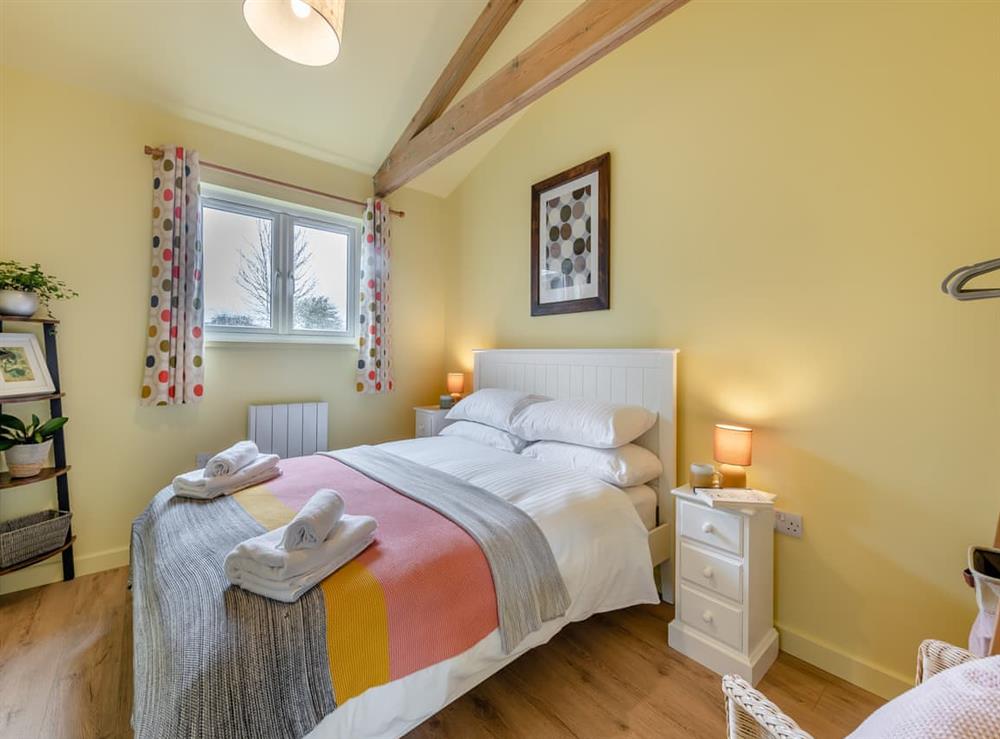 Double bedroom at Swallow Barn in Bantham, Devon