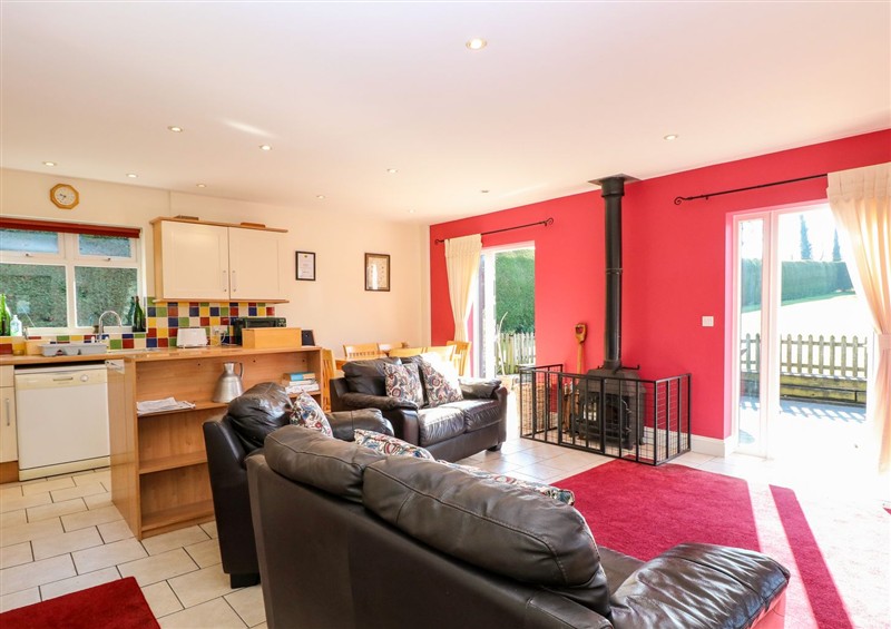 The living area at Swallow Barn, Holton near Halesworth