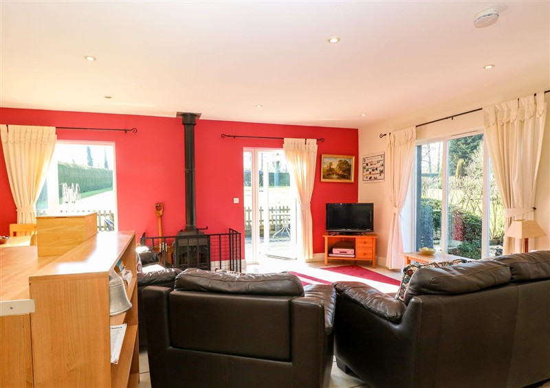 The living room at Swallow Barn, Holton near Halesworth