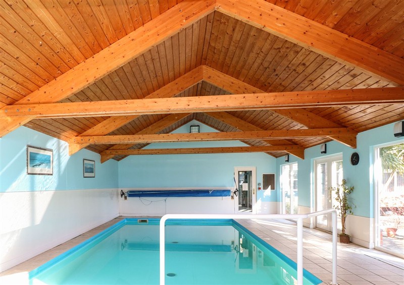 The swimming pool at Swallow Barn, Holton near Halesworth