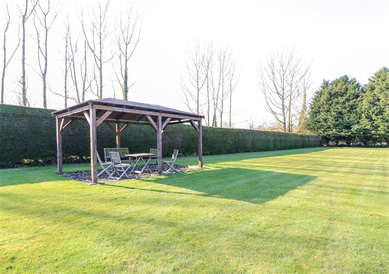 This is the garden at Swallow Barn, Holton near Halesworth
