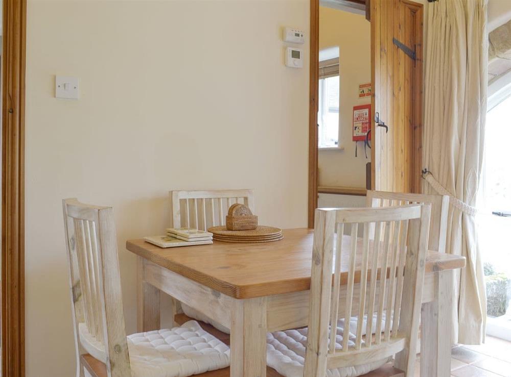 Convenient dining area at Swallow Barn in near Carsington, Derbyshire