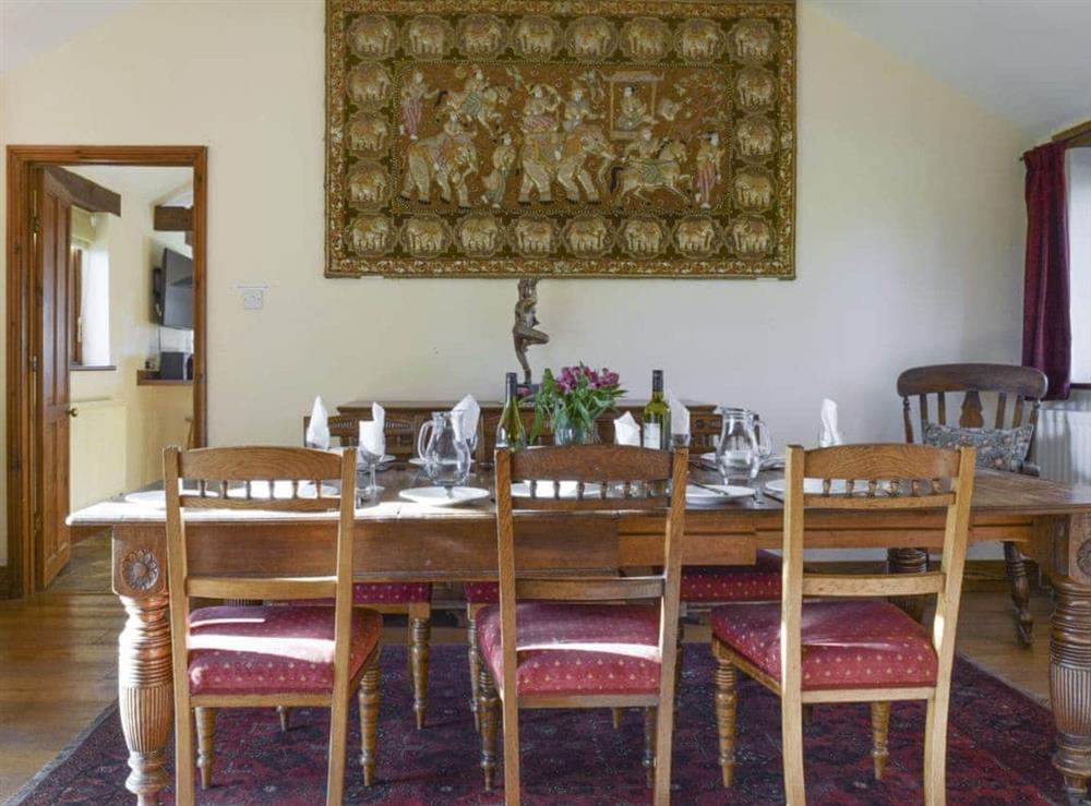 Spacious dining room at Swallow Barn in Warkworth, Banbury, Oxon., Oxfordshire
