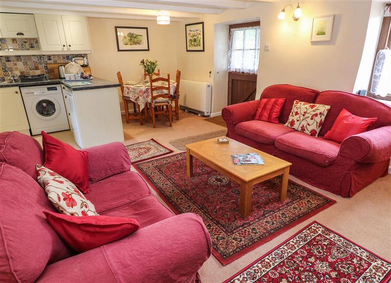 The living area at Swallow Cottage, Mawgan