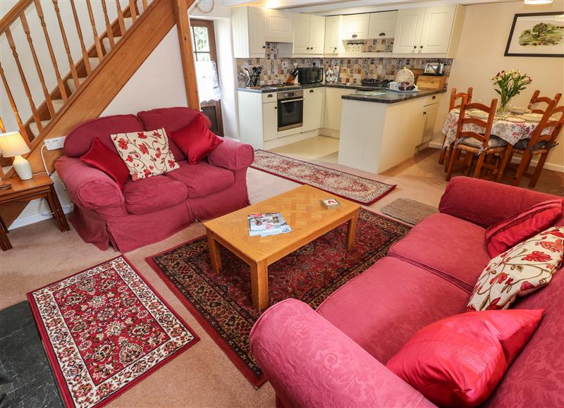 The living room at Swallow Cottage, Mawgan