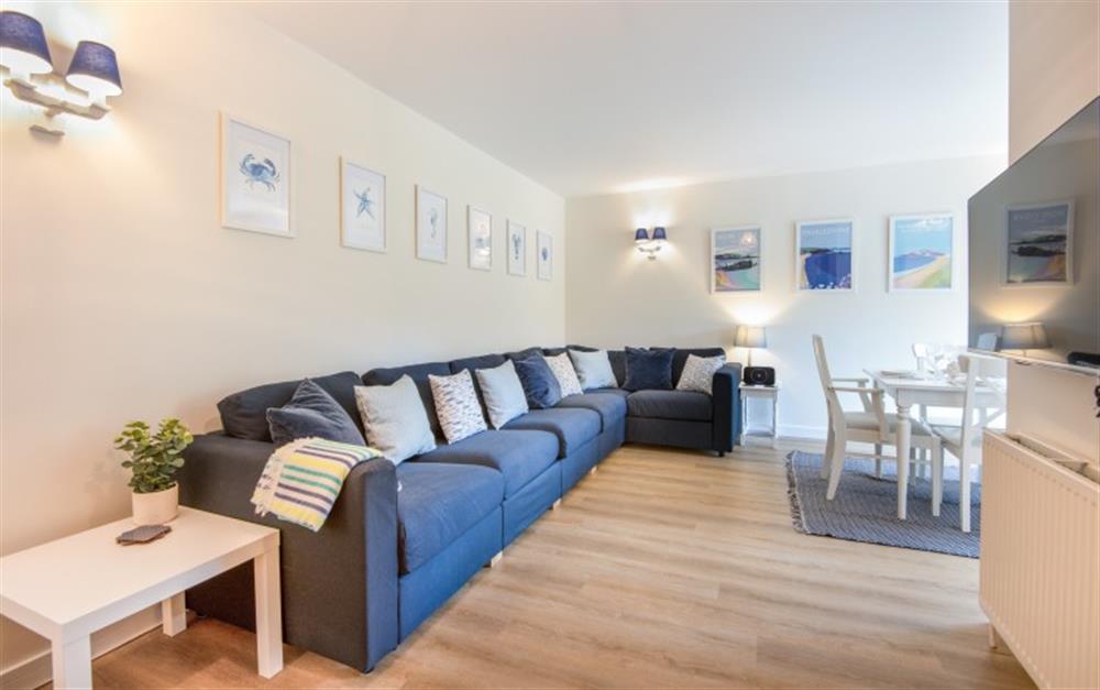 Spacious living room  at Swallow Cottage in Thurlestone