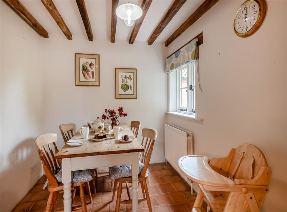 Dining room at Swallow Cottages, No. 1 in Wickmere, Norfolk