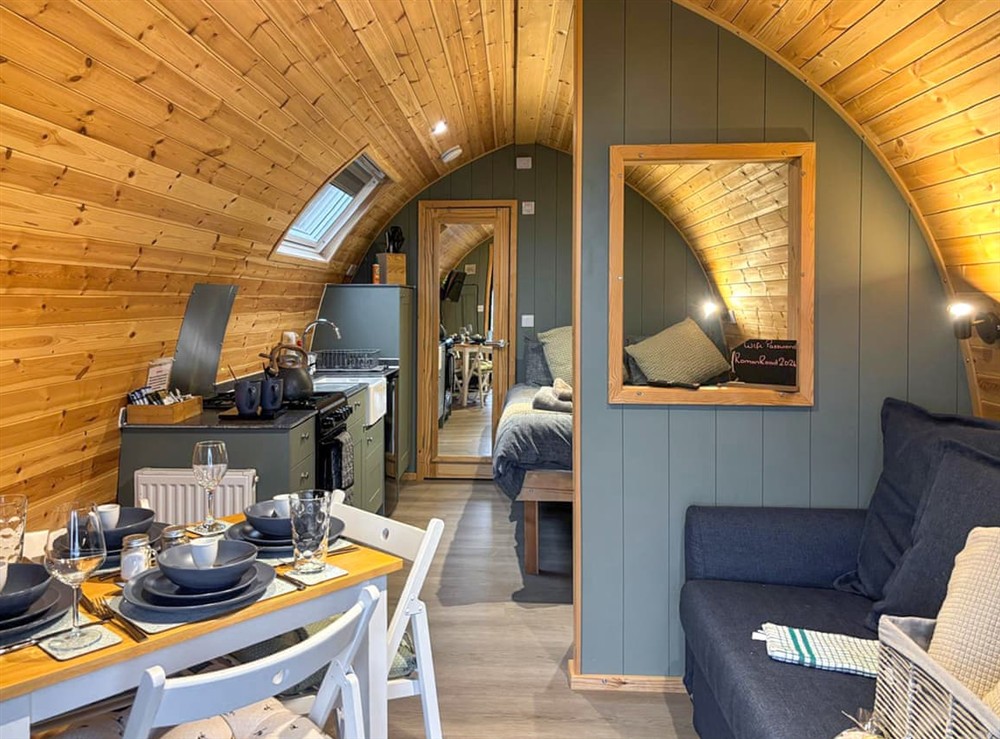 Open plan living space at Swallow in Draughton, North Yorkshire