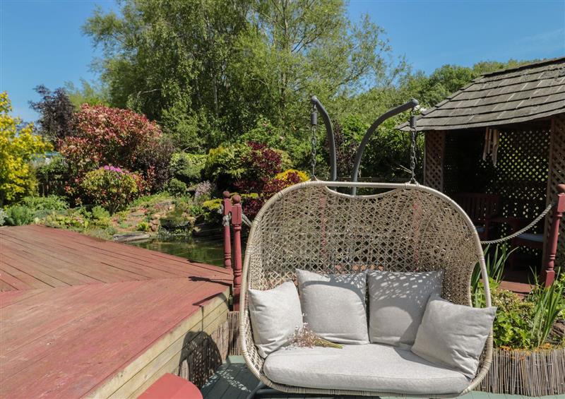 Enjoy the garden at Swallow Lodge, Hadston near Amble