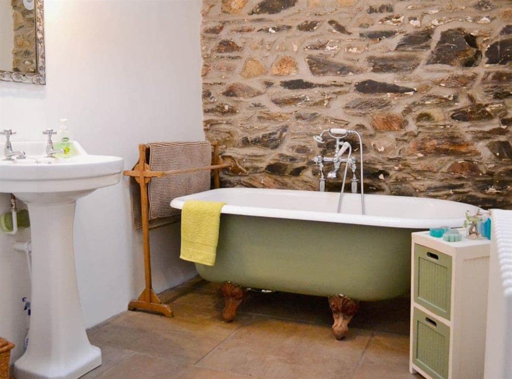 Bathroom at Swallow Lodge in Mathry, near St Davids, Dyfed