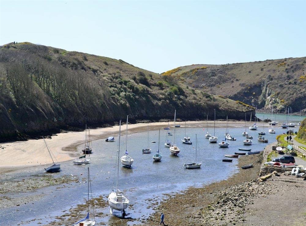 Solva harbour at Swallow Lodge in Mathry, near St Davids, Dyfed