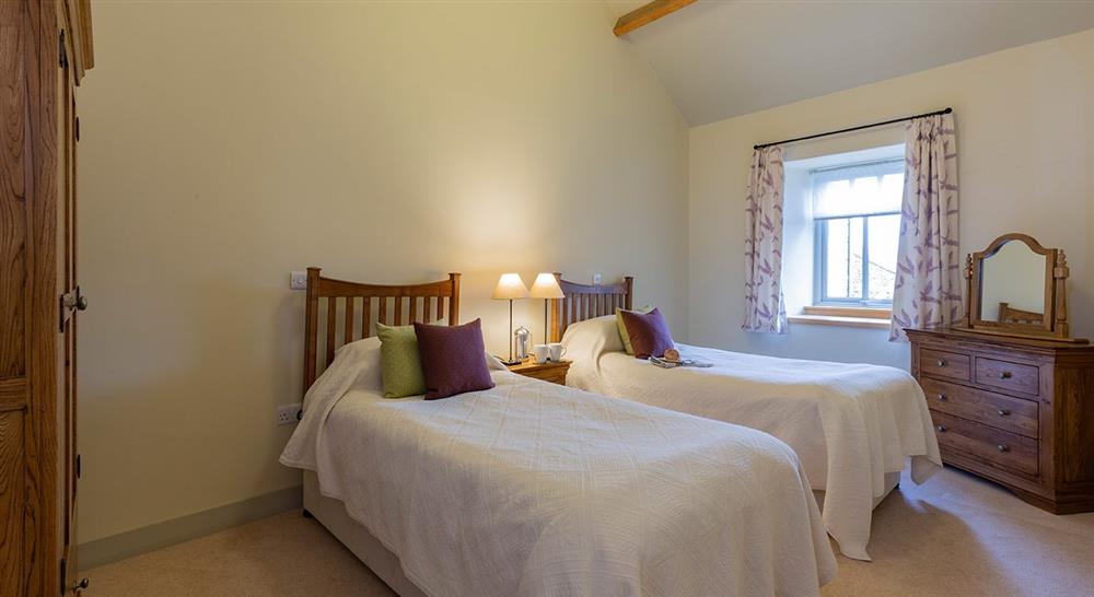 The twin bedroom at Swallow in Ripon, North Yorkshire