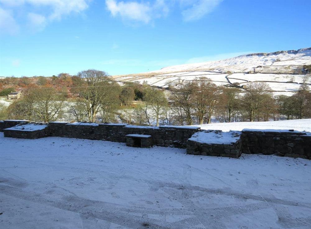 Outdoor area at Swallowholm in Arkengarthdale, North Yorks., Surrey