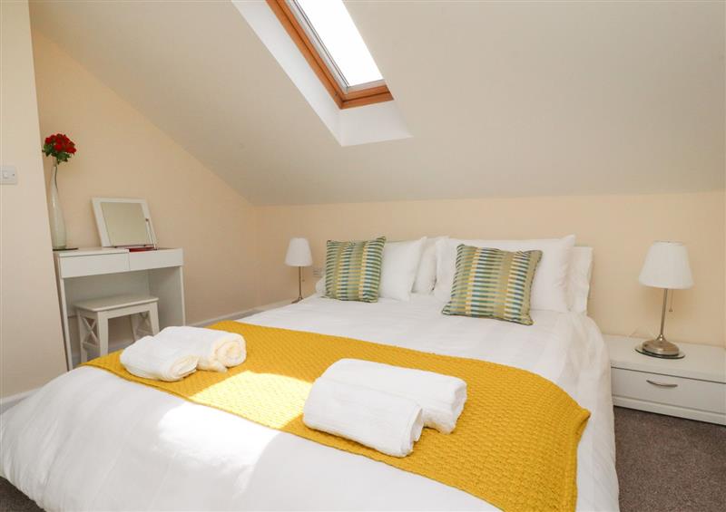 One of the 2 bedrooms at Swallows Barn at Yew Tree Farm, Goosnargh near Longridge